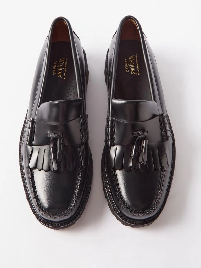 商品G.H. Bass|Weejuns 90s Layton II Kiltie leather loafers,价格¥810,第2张图片详细描述