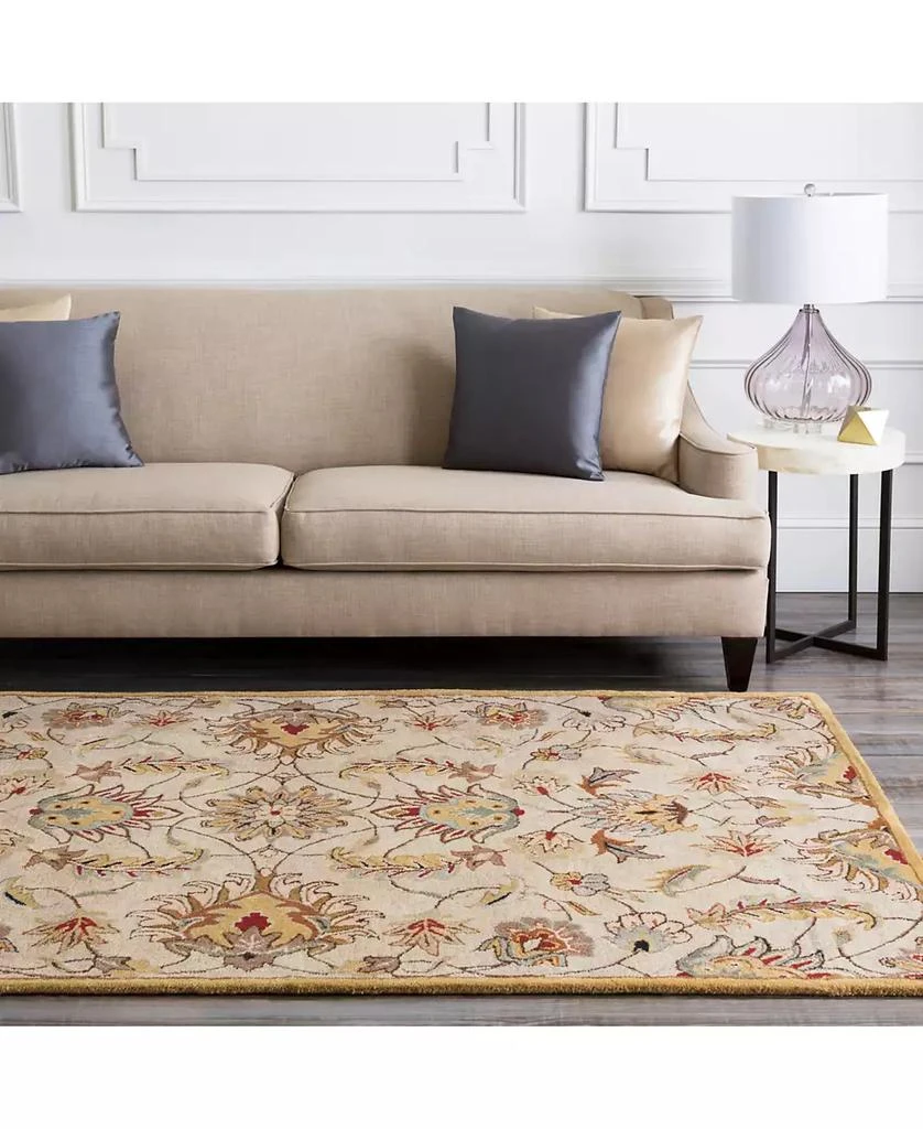 商品Surya|Caesar CAE-1029 Blush 6' x 9' Oval Area Rug,价格¥15994,第2张图片详细描述