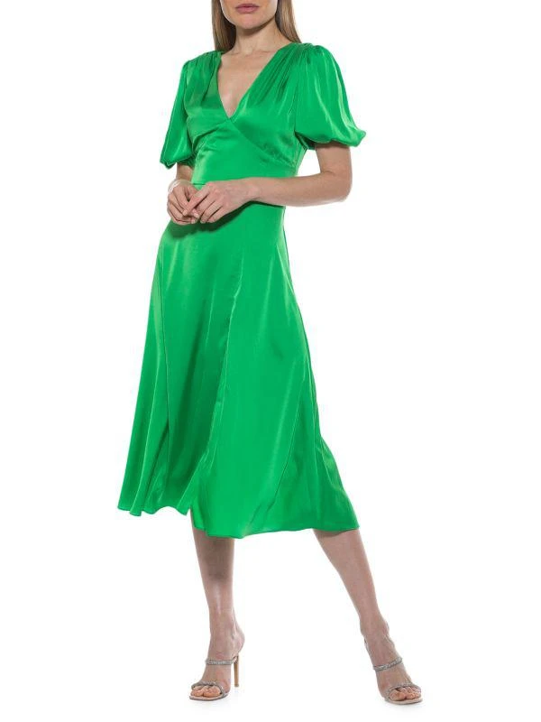 商品ALEXIA ADMOR|Nola Puff Sleeve Midi Dress,价格¥361,第1张图片