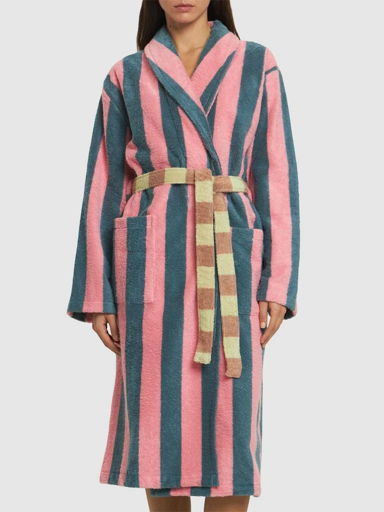 商品DUSEN DUSEN|Martine Stripe Cotton Bathrobe,价格¥1060,第3张图片详细描述