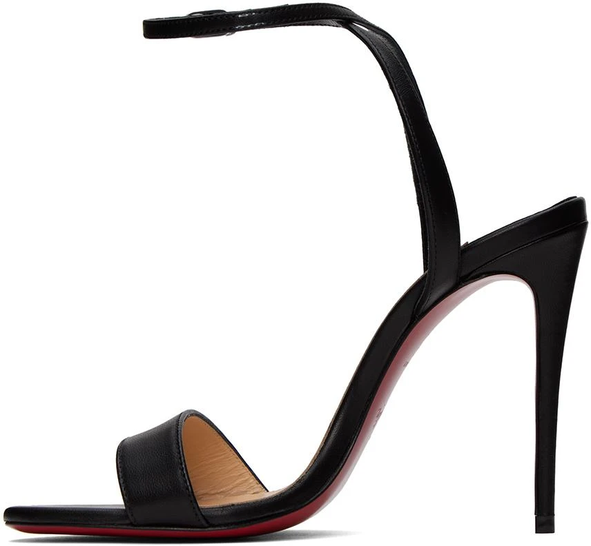 商品Christian Louboutin|Black Loubigirl 100 Heeled Sandals,价格¥6412,第3张图片详细描述