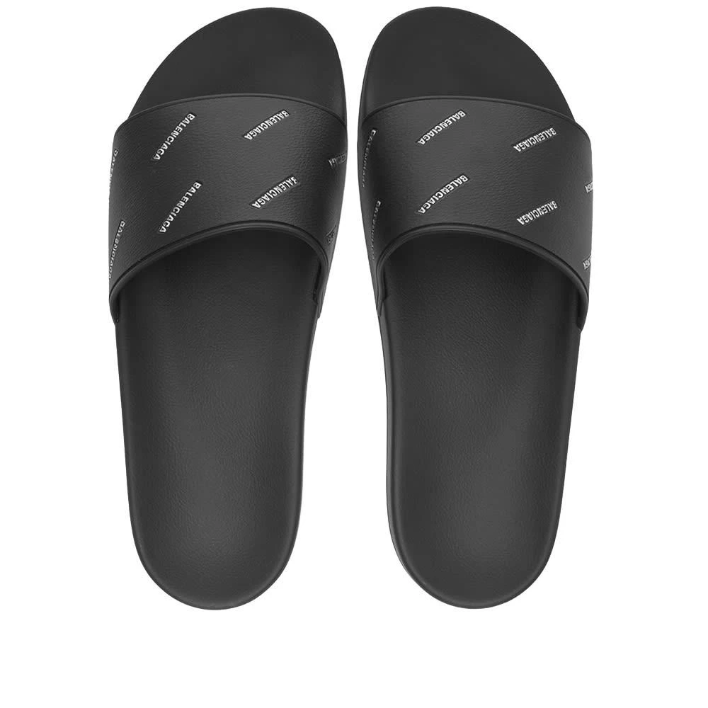 商品Balenciaga|Balenciaga Repeat Logo Pool Slide,价格¥1553,第5张图片详细描述