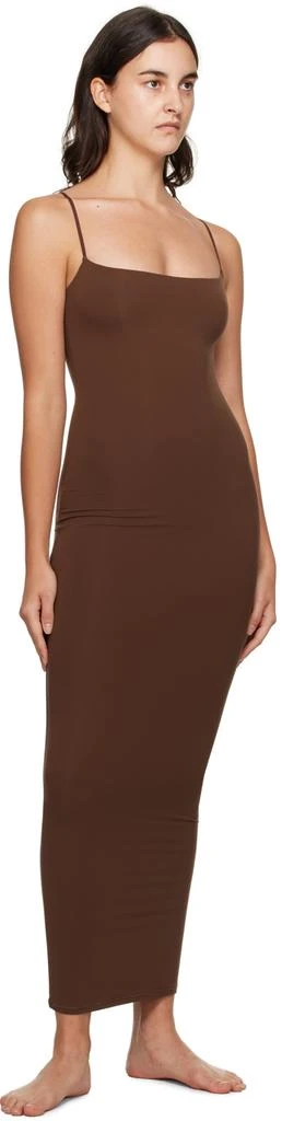 商品SKIMS|Brown Fits Everybody Long Slip Maxi Dress,价格¥619,第4张图片详细描述