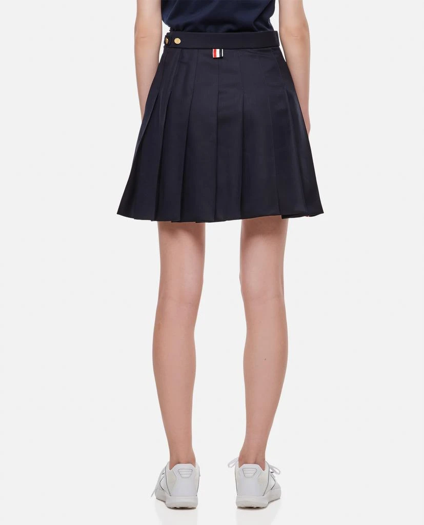 商品Thom Browne|DROPPED BACK PLEATED WOOL MINI SKIRT,价格¥10257,第4张图片详细描述