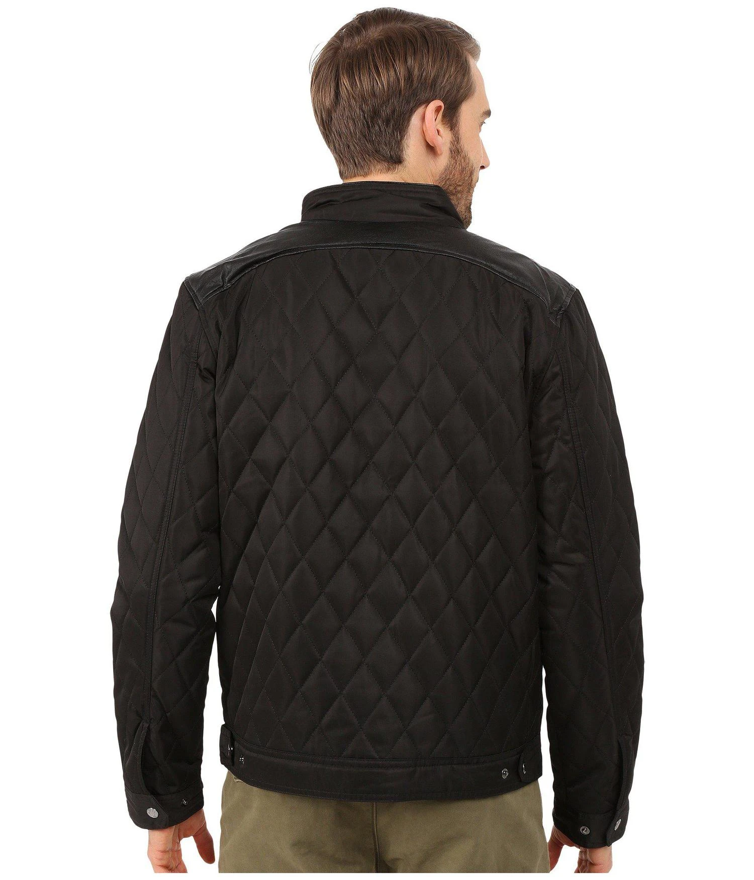 商品U.S. POLO ASSN.|U.S. POLO ASSN. Mock Neck Quilted Jacket 男士外套,价格¥657,第3张图片详细描述