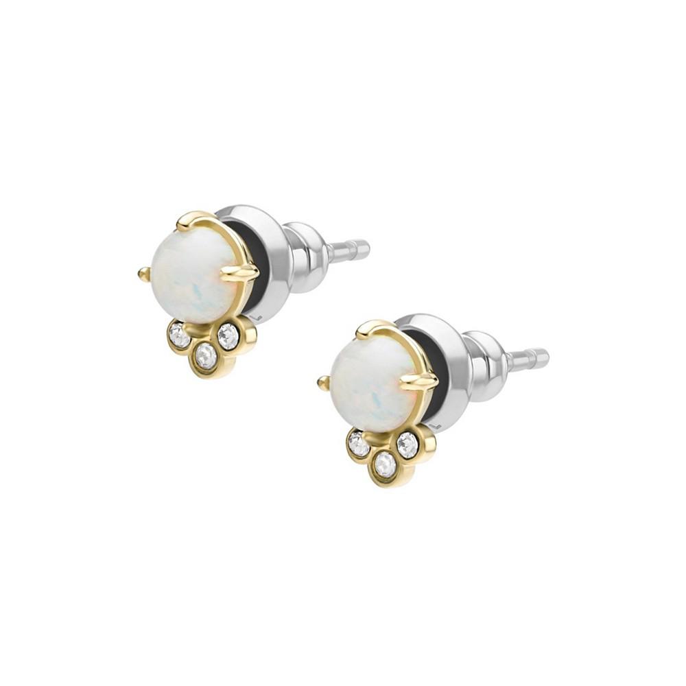 Val Celestial White Opal Stud Earring商品第2张图片规格展示