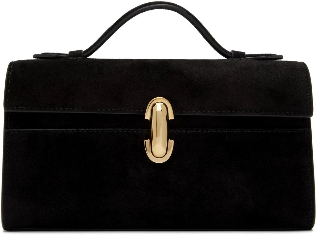 商品SAVETTE|Black Symmetry Pochette Bag,价格¥12810,第1张图片