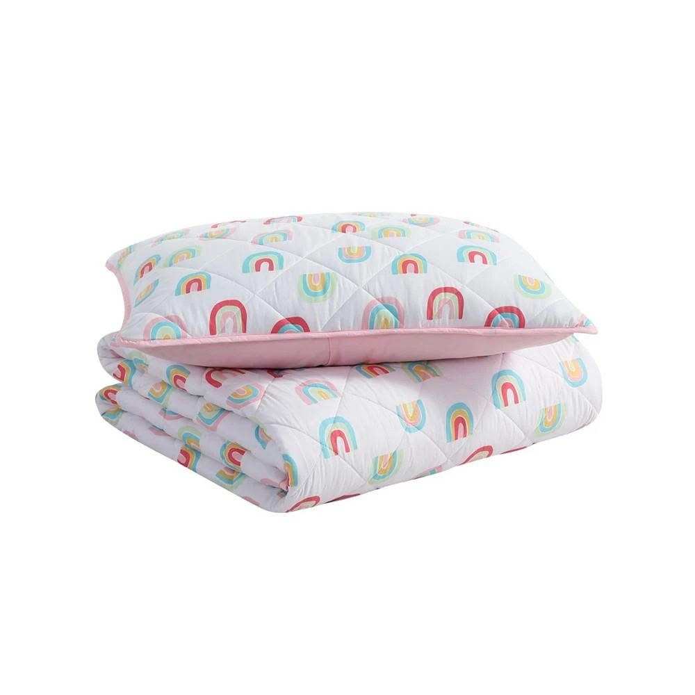 商品Eddie Bauer|CLOSEOUT! Sunnyvale Rainbow Reversible 3 Piece Quilt Set, Full/Queen,价格¥1142,第4张图片详细描述