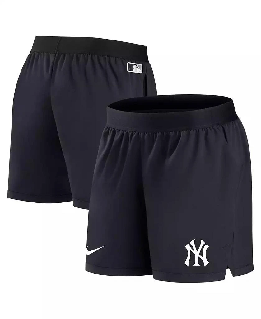 商品NIKE|Women's Navy New York Yankees Authentic Collection Team Performance Shorts,价格¥285,第1张图片