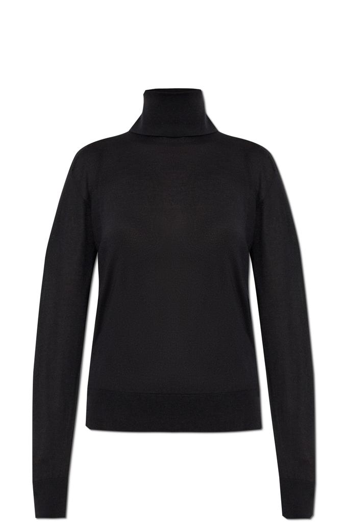 トップス JIL SANDER turtle neck knit sweater Logo turtleneck sweater in black - Jil Sander | Mytheresa