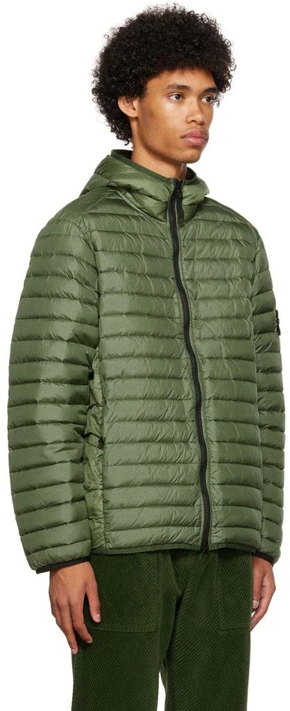 商品Stone Island|Green Quilted Down Jacket,价格¥7874,第2张图片详细描述