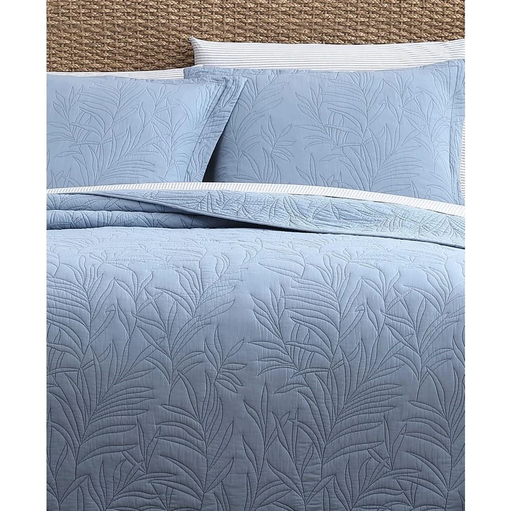 商品Tommy Bahama|Tommy Bahama Solid Costa Sera Cotton Reversible Quilt,价格¥1042,第5张图片详细描述