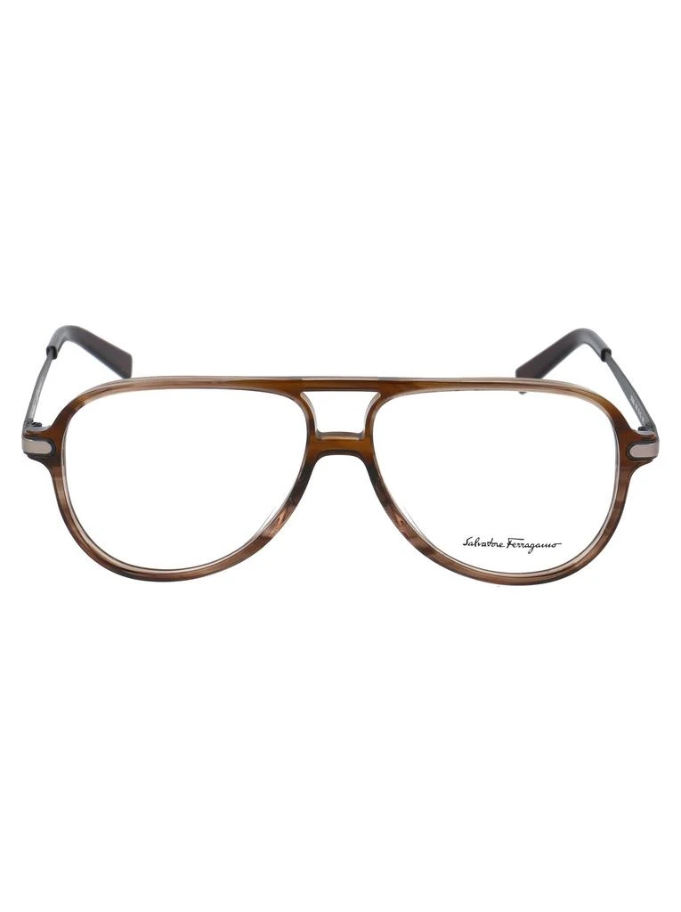商品Salvatore Ferragamo|Salvatore Ferragamo Women&#39;s  Multicolor Metal Glasses,价格¥2756,第1张图片