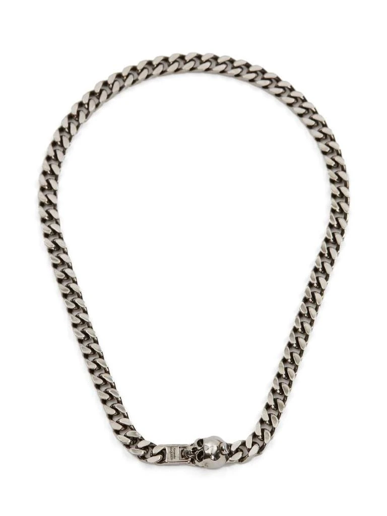 商品Alexander McQueen|ALEXANDER MCQUEEN Skull chain necklace,价格¥3102,第1张图片