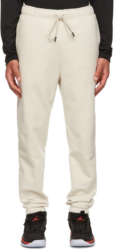 商品Jordan|Off-White Cotton Lounge Pants,价格¥542,第1张图片