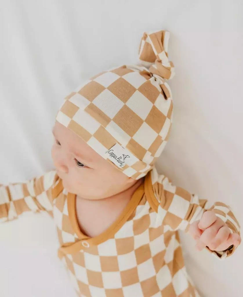 商品Copper Pearl|Baby Top Knot Hat,价格¥43,第1张图片