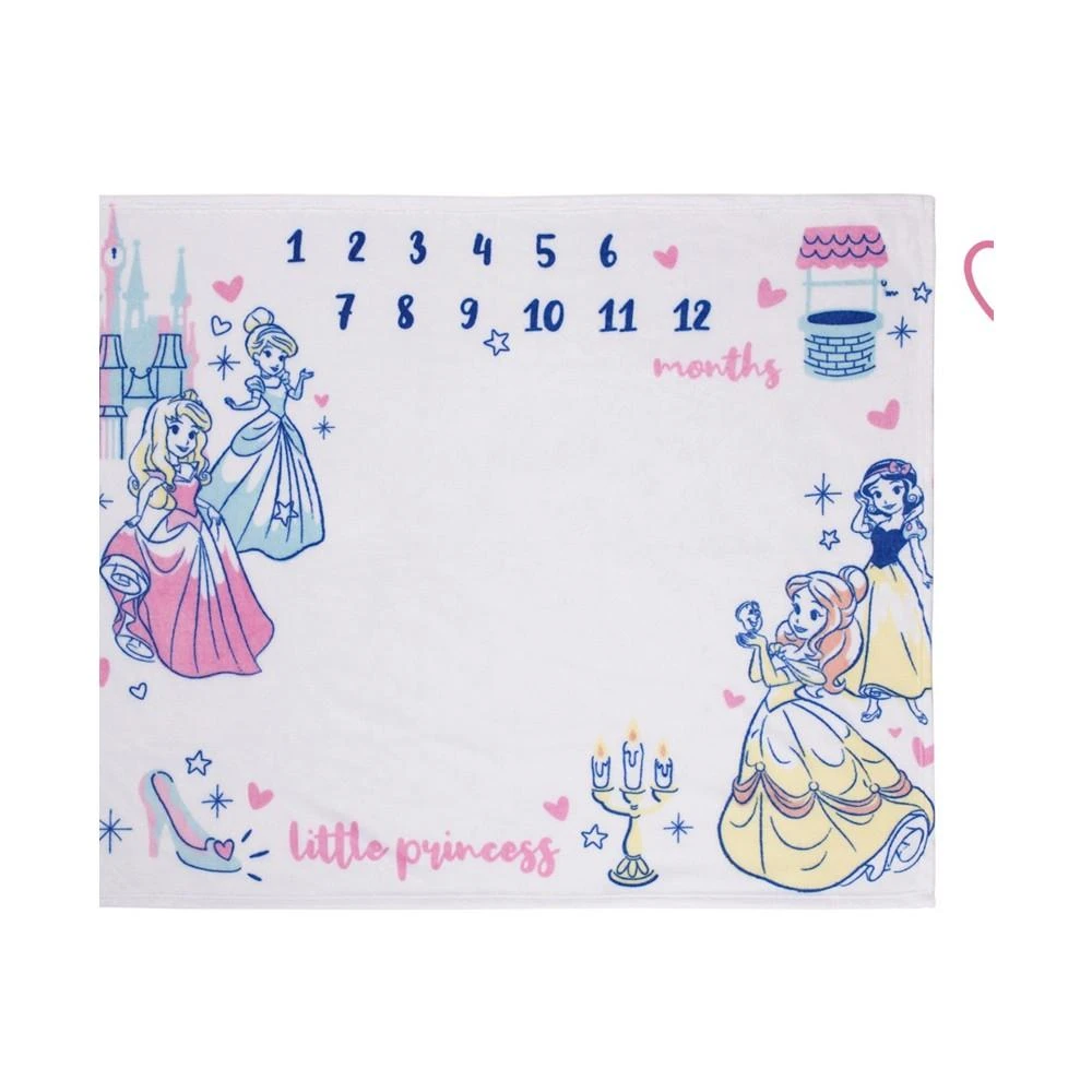 商品Disney|Princess Soft Milestone Baby Blanket Set, 2 Piece,价格¥658,第1张图片