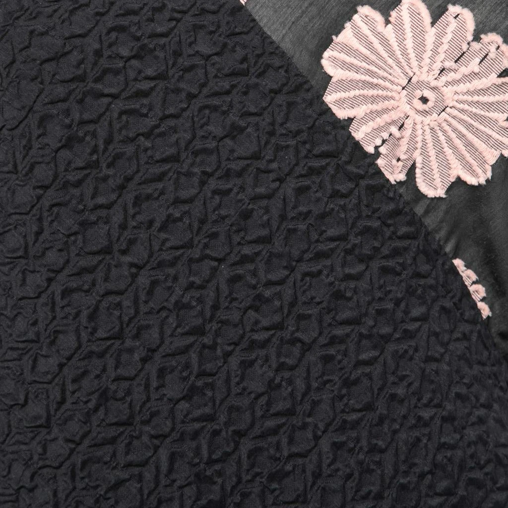 商品[二手商品] ROLAND MOURET|Roland Mouret Black Floral-Embroidered Crepe Off-Shoulder Camley Dress M,价格¥3027,第3张图片详细描述
