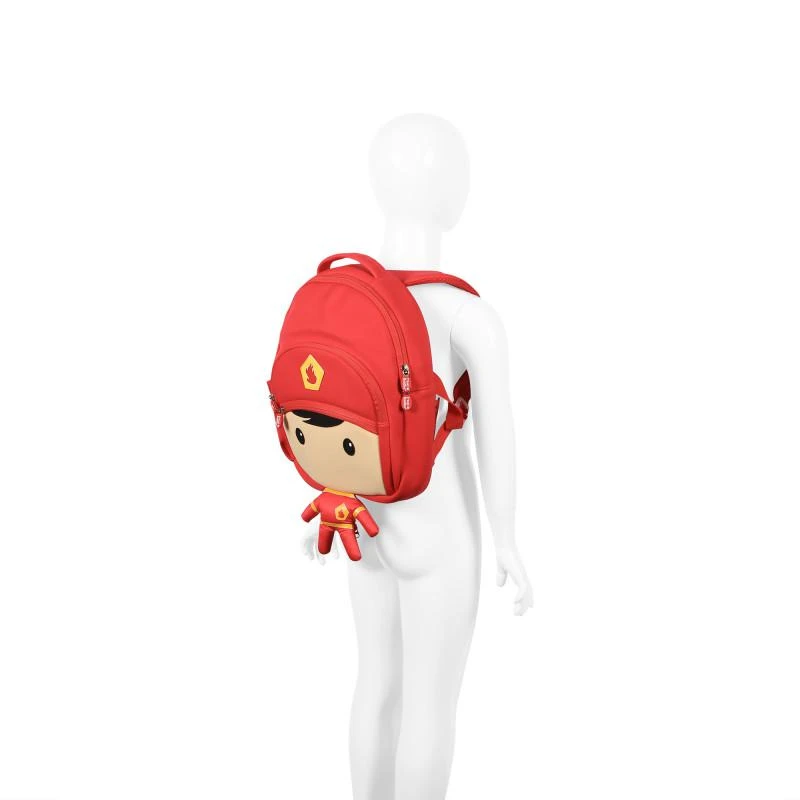 商品Travel Buddies|Firefighter backpack with wristlet purse in red,价格¥638,第2张图片详细描述