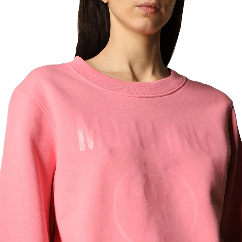 MOSCHINO 女士粉色棉质卫衣 1718-0527-1207 商品