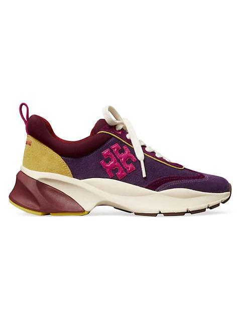 商品Tory Burch|Good Luck Mixed Media Trainers,价格¥2051,第1张图片