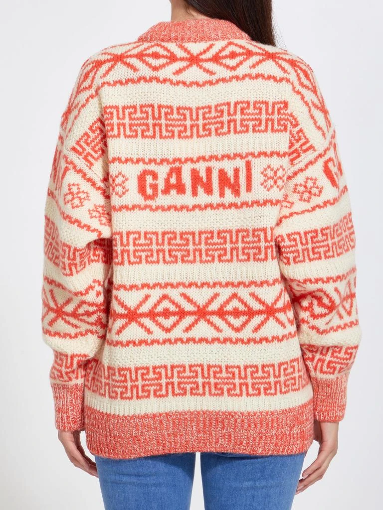 商品Ganni|Embroidered wool sweater,价格¥1399,第3张图片详细描述