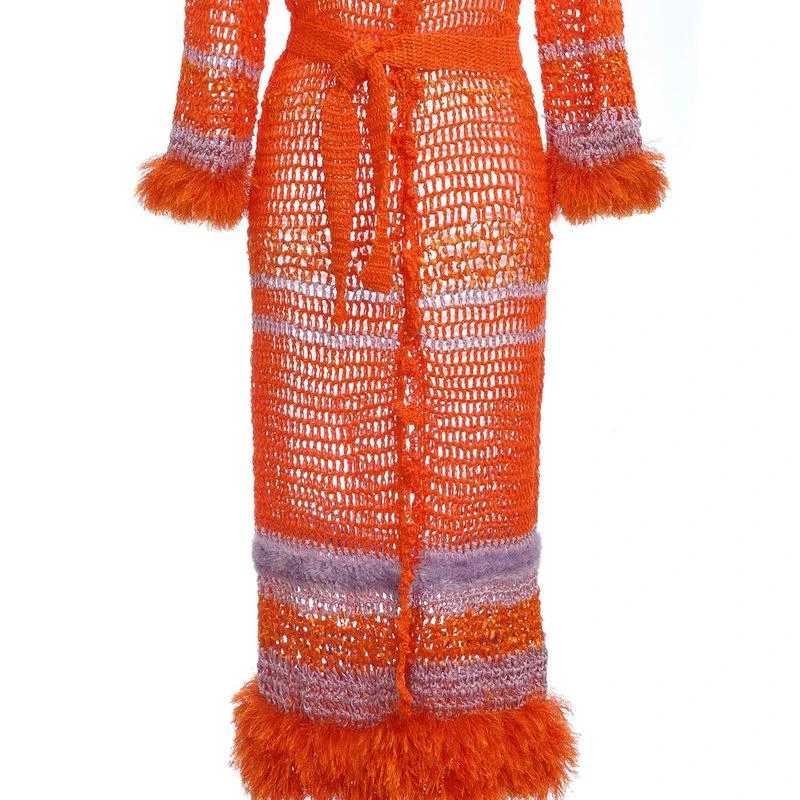 商品ANDREEVA|Handmade Crochet Cardigan-Dress,价格¥3413,第1张图片