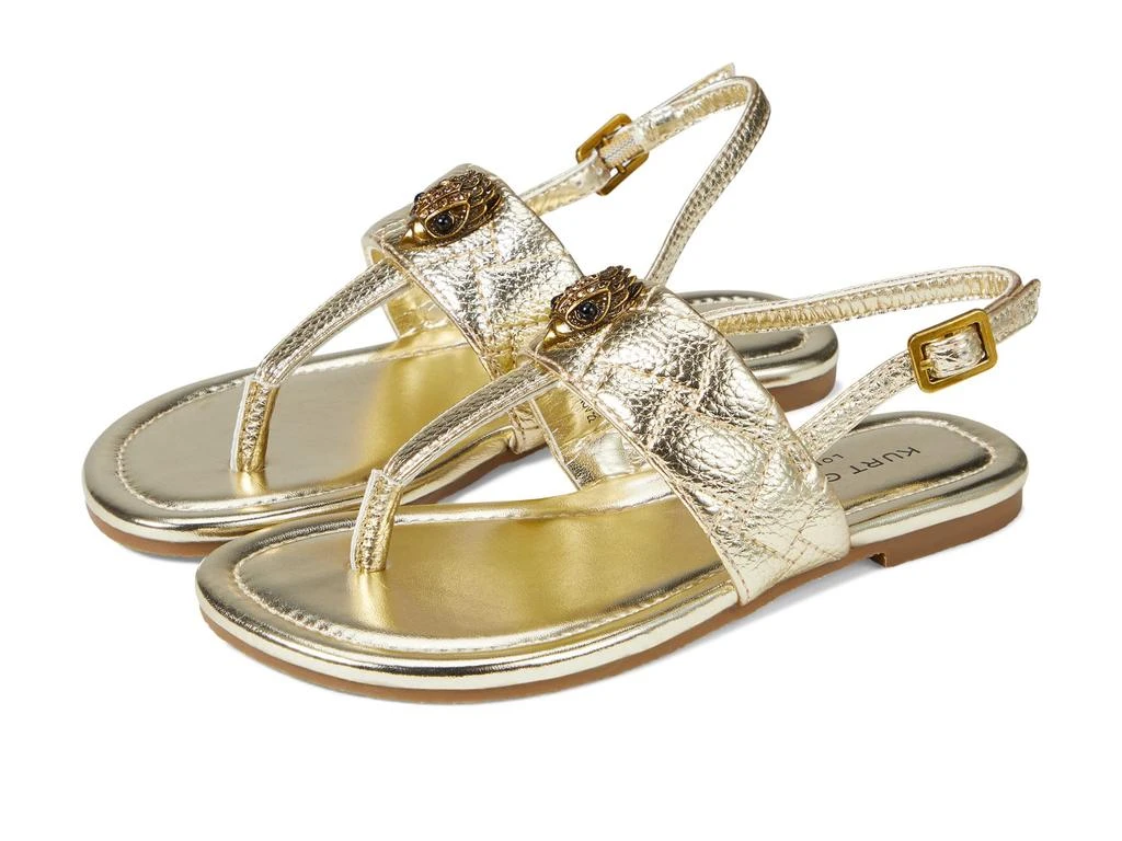 商品Kurt Geiger London Kids|Mini Kensington T-Bar Sandal (Little Kid/Big Kid),价格¥433,第1张图片