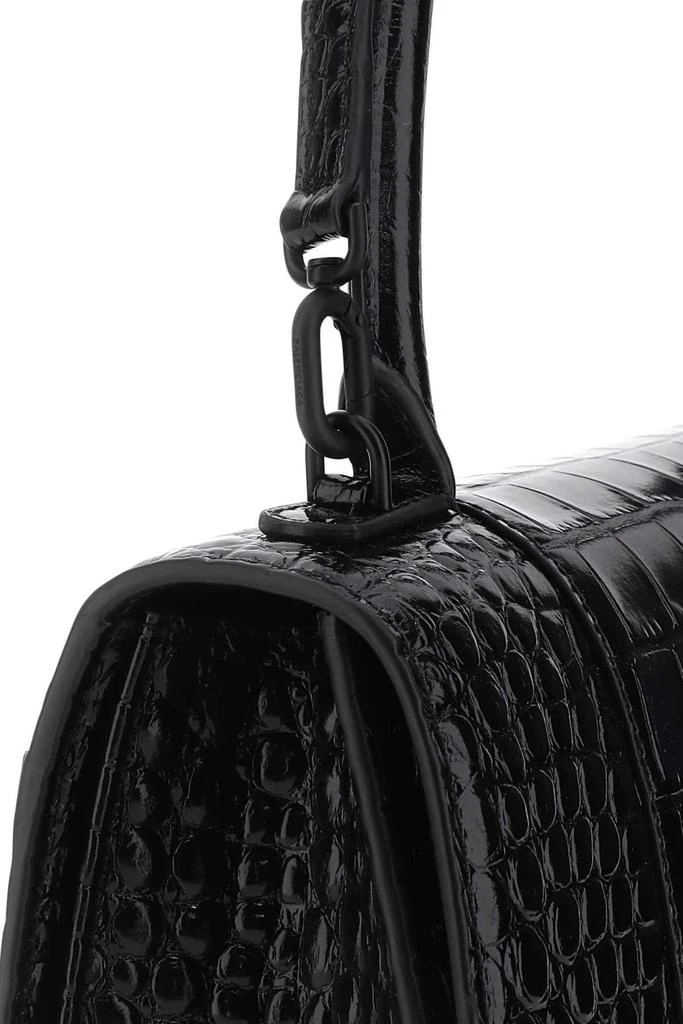 商品Balenciaga|Balenciaga Hourglass Crocodile Embossed Top Handle Bag,价格¥23981,第4张图片详细描述