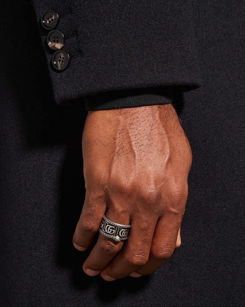 商品Gucci|Men's GG Marmont Snake Ring,价格¥2830,第4张图片详细描述