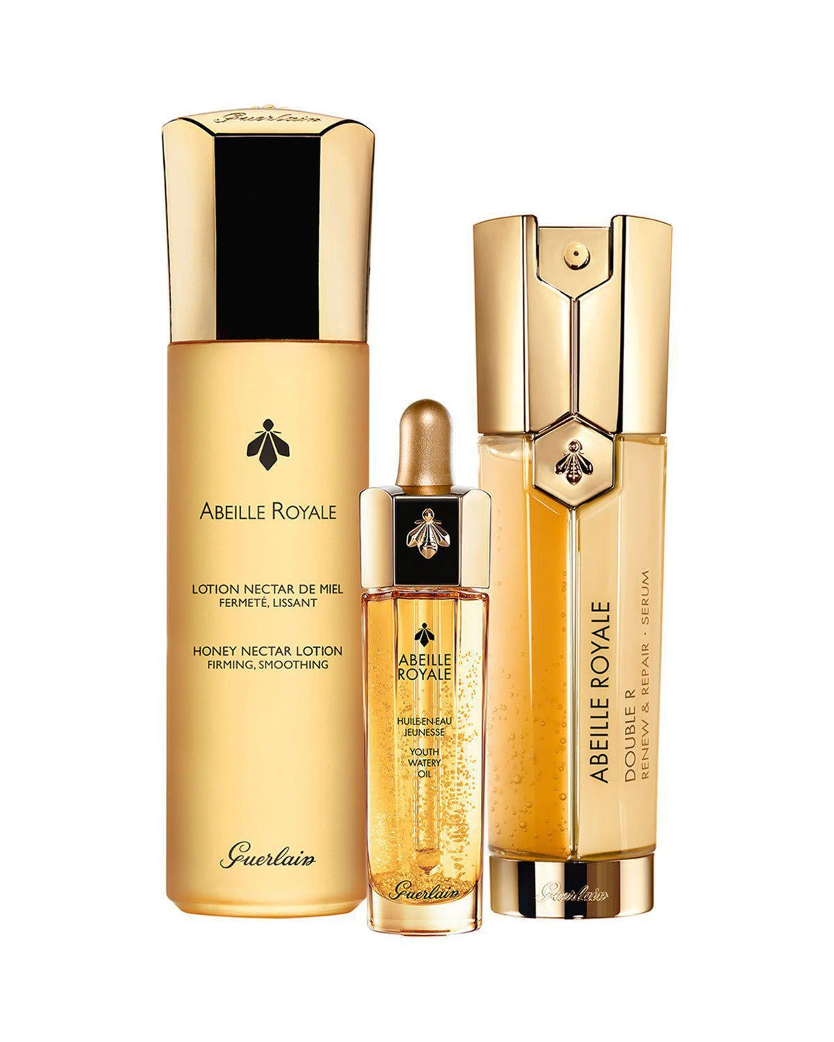 商品Guerlain|帝皇蜂姿系列套装：复原蜜, 双效修护精华 & 化妆水 (价值$333美金),价格¥1803,第1张图片