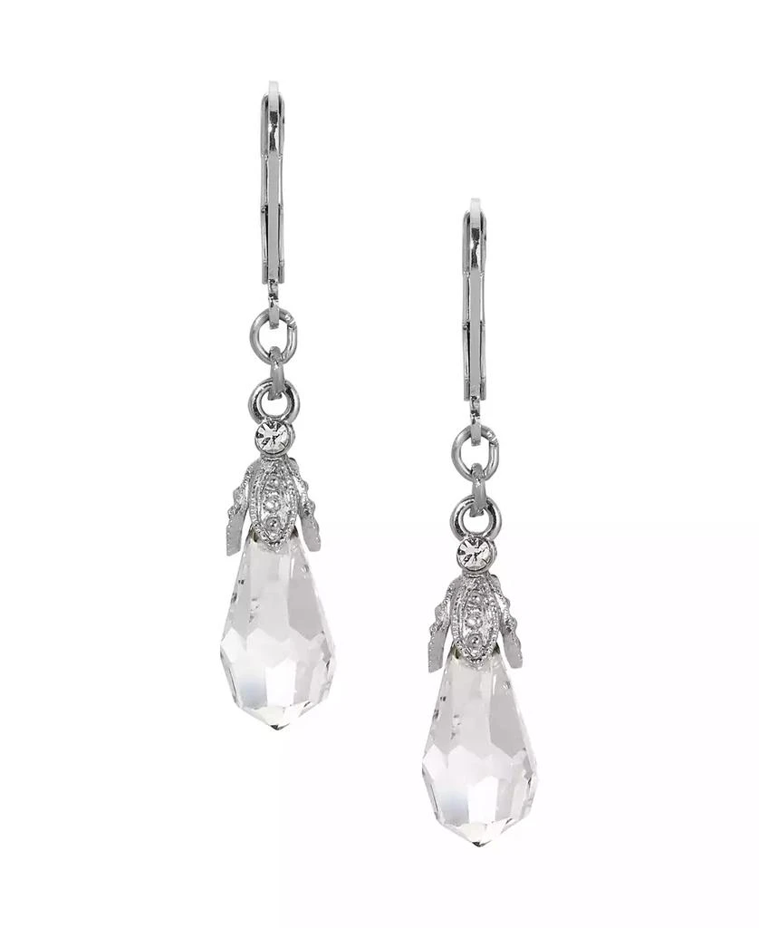 商品2028|Faceted Crystal Drop Earrings,价格¥216,第2张图片详细描述