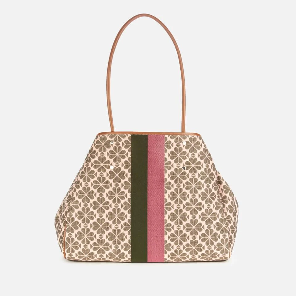 商品Kate Spade|Kate Spade New York Women's Everything Spade Flower Jacquard Tote Bag - Pink Multi,价格¥2237,第3张图片详细描述