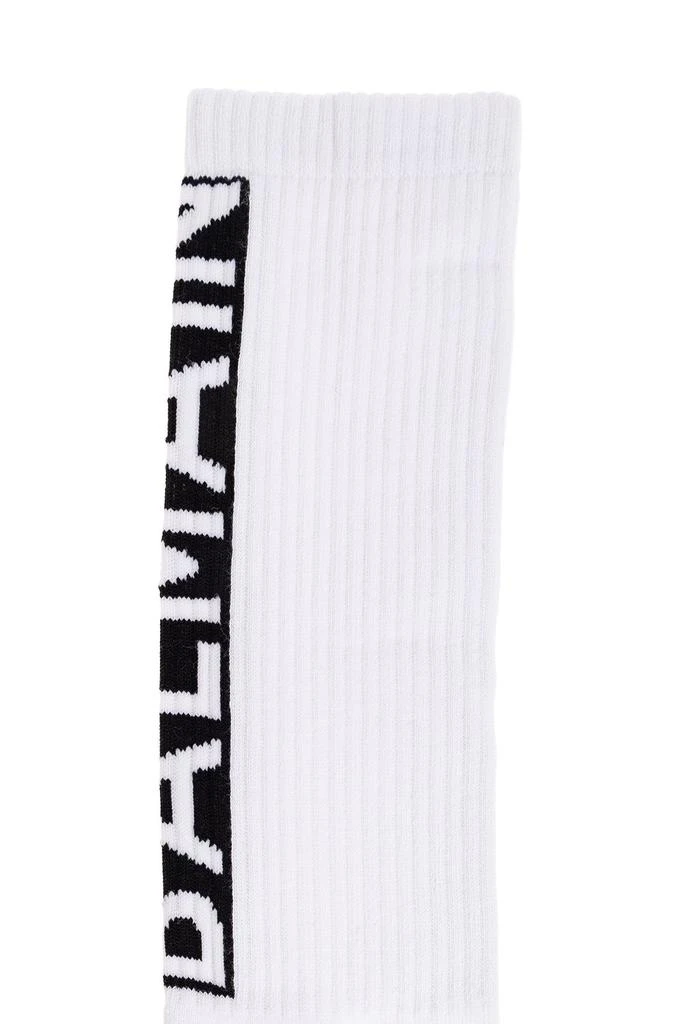 商品Balmain|Balmain Kids Logo Intarsia Knit Socks,价格¥229,第4张图片详细描述