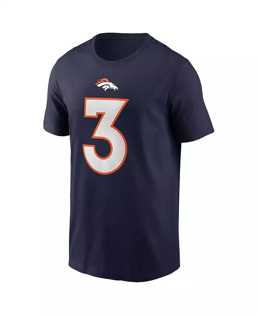 商品NIKE|Men's Russell Wilson Navy Denver Broncos Player Name & Number T-shirt,价格¥245,第2张图片详细描述