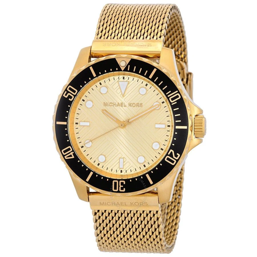 商品Michael Kors|Michael Kors Oversized Slim Everest Gold Dial Watch MK9083,价格¥1094,第1张图片