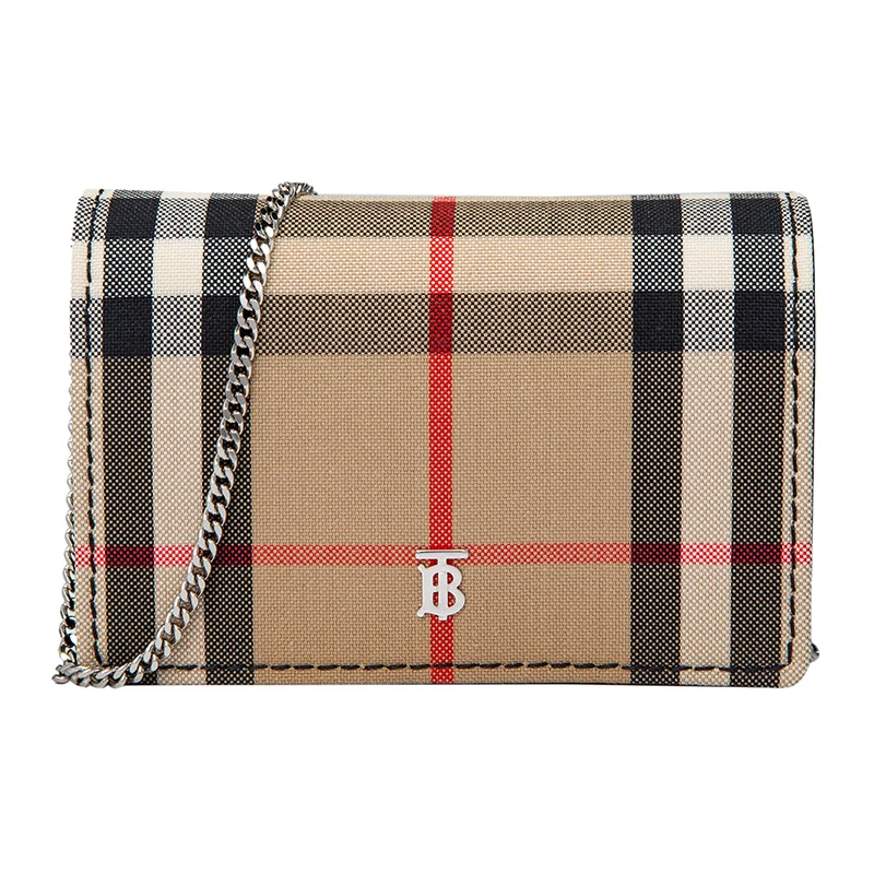 商品Burberry|BURBERRY 格纹女士卡夹 8016982,价格¥2526,第1张图片