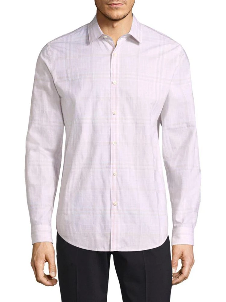 商品Theory|Murray Dada Plaid Button-Down Shirt,价格¥1462,第1张图片