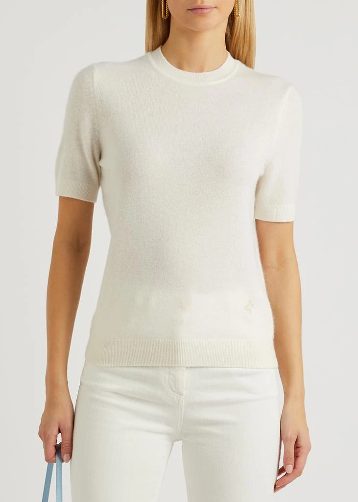 商品Zimmermann|Logo-embroidered cashmere top,价格¥2136,第2张图片详细描述