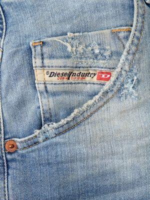 商品Diesel|Krooley Distressed Tapered Jeans,价格¥917,第6张图片详细描述