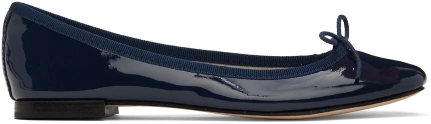 商品Repetto|Navy Patent Cendrillon Ballerina Flats,价格¥898,第1张图片