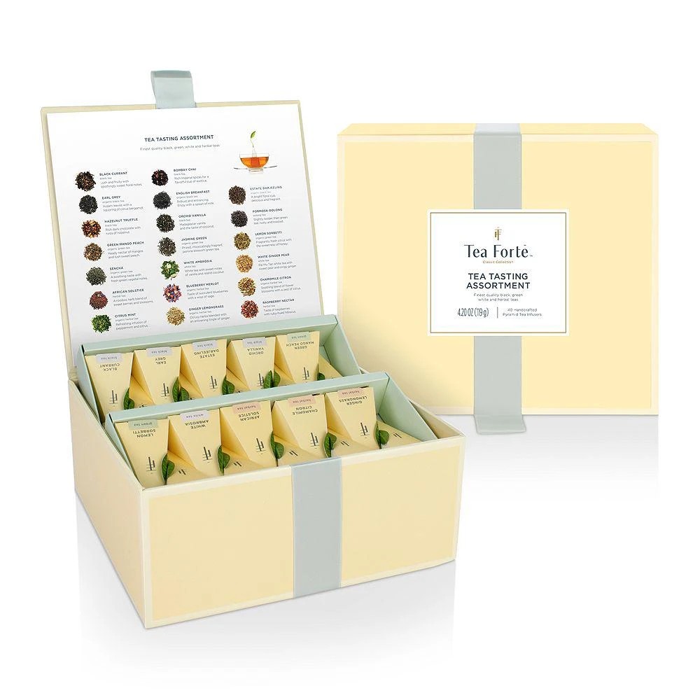 商品Tea Forte|经典茶包大礼盒 20种口味*2,价格¥522,第1张图片