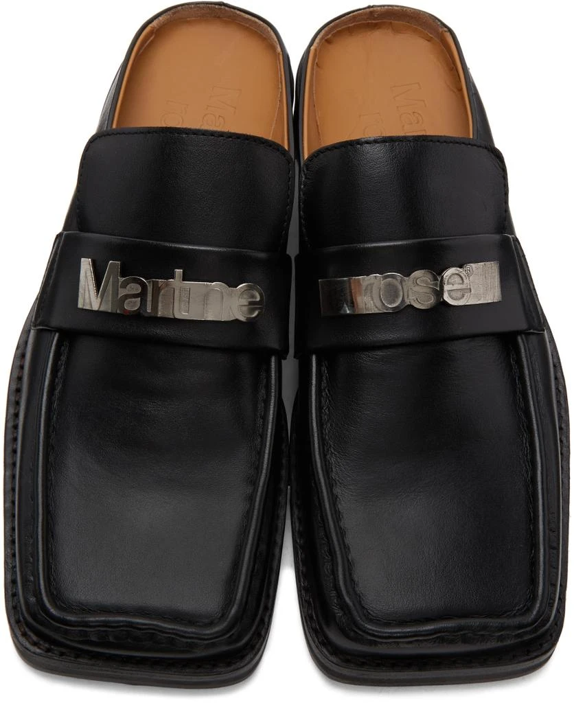 商品Martine Rose|SSENSE Exclusive Black Slip-On Martine Loafers,价格¥2424,第5张图片详细描述