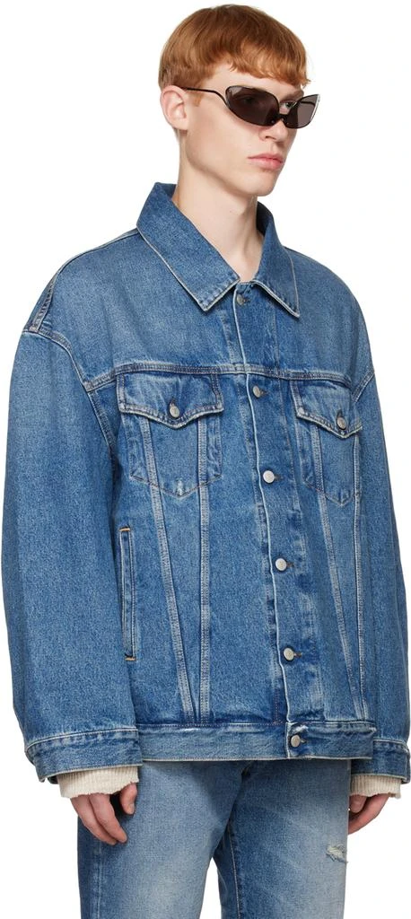商品Acne Studios|Blue Oversized Denim Jacket,价格¥2754,第2张图片详细描述