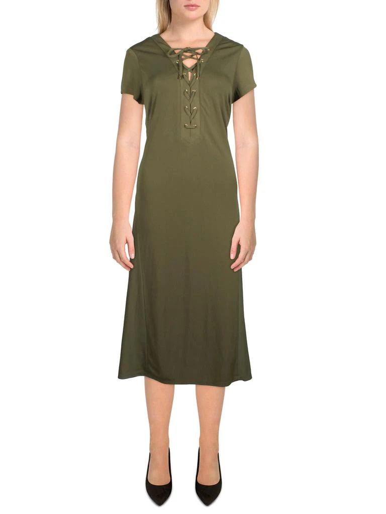 商品Ralph Lauren|Womens Cap Sleeve Long Maxi Dress,价格¥207,第1张图片