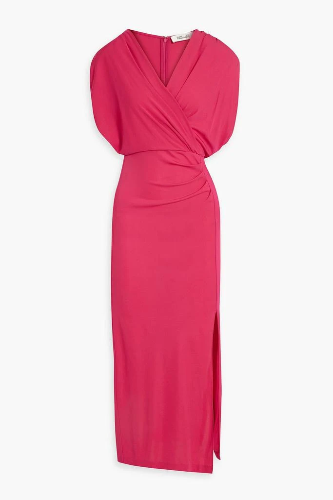 商品Diane von Furstenberg|Williams wrap-effect stretch-jersey midi dress,价格¥1342,第1张图片