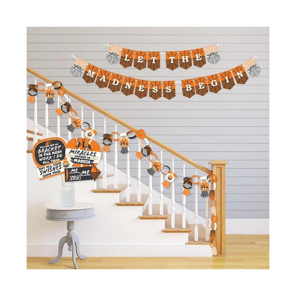 商品Big Dot of Happiness|Basketball - Let the Madness Begin - Banner & Photo Booth Decorations - College Basketball Party Supplies Kit - Doterrific Bundle,价格¥374,第3张图片详细描述