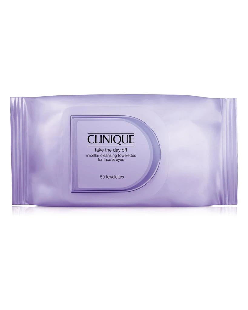 商品Clinique|Take the Day Off Micellar Cleansing Towelettes for Face & Eyes, 50-ct.,价格¥142,第1张图片