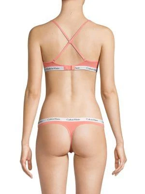 商品Calvin Klein|Stretch Cotton Triangle Bra,价格¥137,第3张图片详细描述