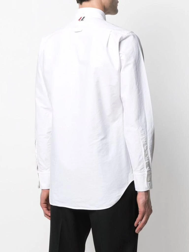 商品Thom Browne|THOM BROWNE MEN CLASSIC LONG-SLEEVE BUTTON DOWN SHIRT W/ RWB PLACKET IN OXFORD,价格¥969,第2张图片详细描述